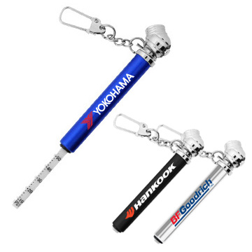 Promotional Auto and Travel - T673 Key Chain Tyre Gauge 